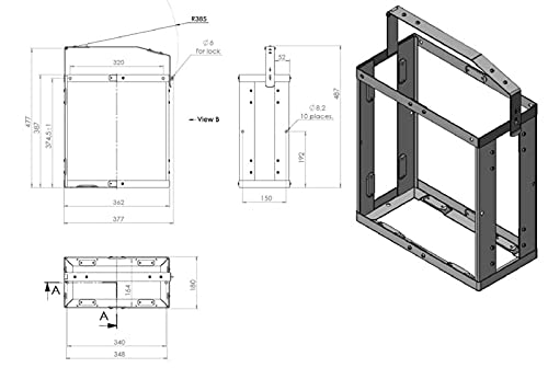 5 Gallon Front-Loading Jerry Can Holder Q647971