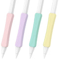 Silicone Grip Compatible with Apple Pencil 2nd Generation, USB-C & Pro (Purple/Pink/Yellow/Green) Y9264