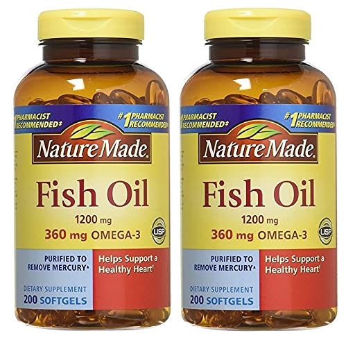 Fish Oil 1200mg Omega-3 400 Softgels I33649