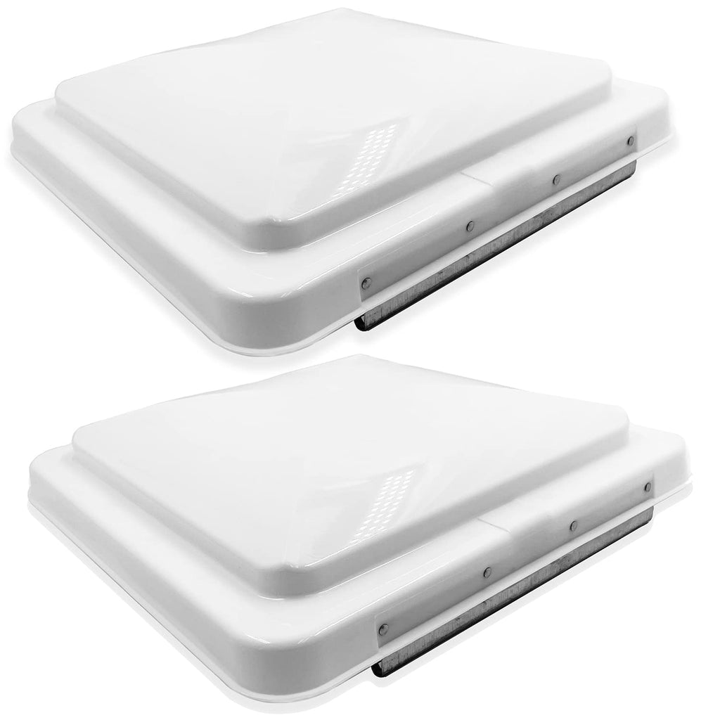 14" x 14" RV Roof Vent Lid Cover 2 Pack Impact-Resistant L124319
