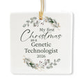 Ceramic 3-inch Square Ornament G828