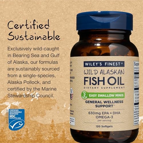 Wild Alaskan Easy Swallow Minis 120 Count U305764