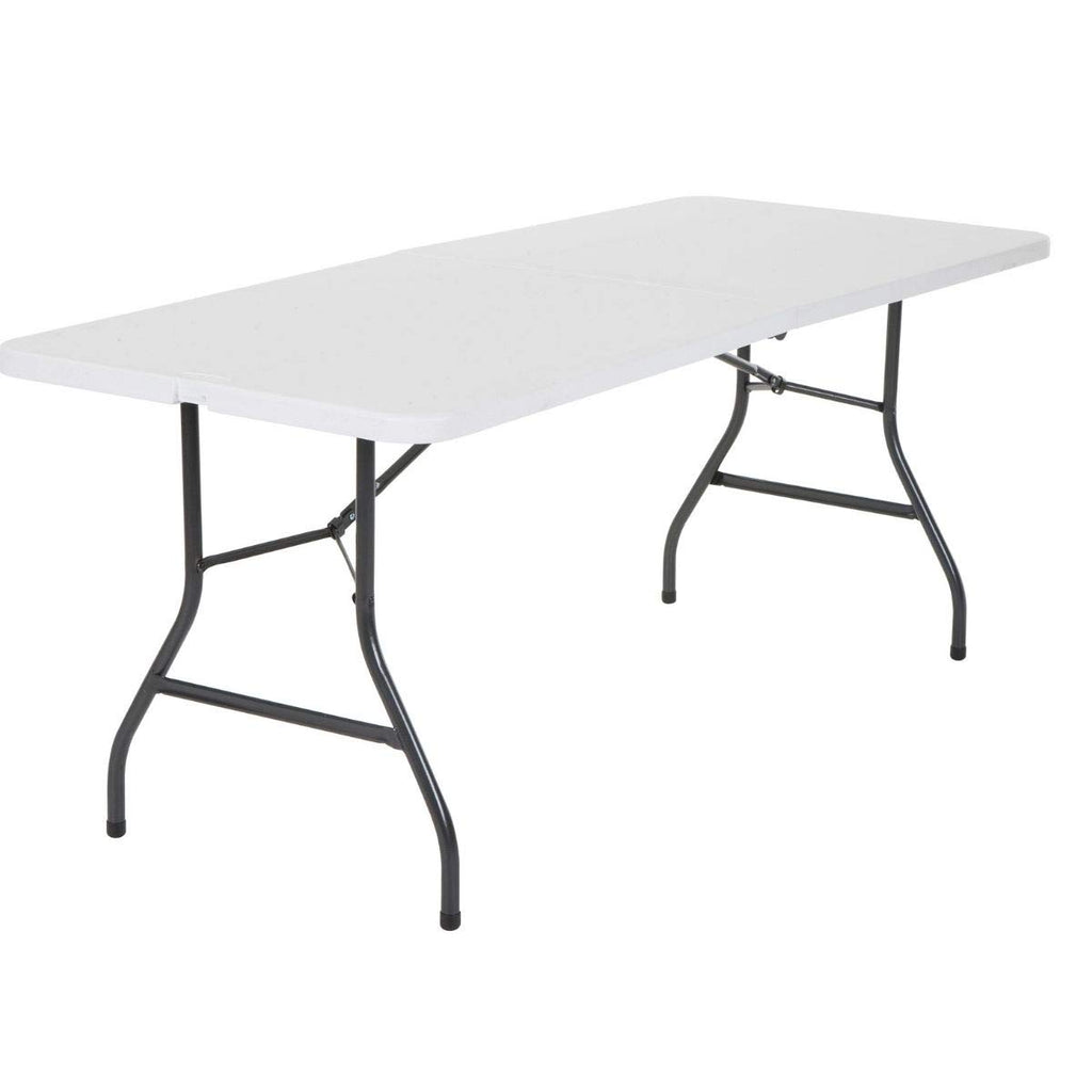 6 Foot Folding Table White L48559