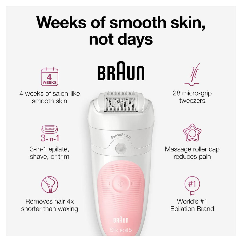 Cordless Rechargeable Waterproof Epilator J356768