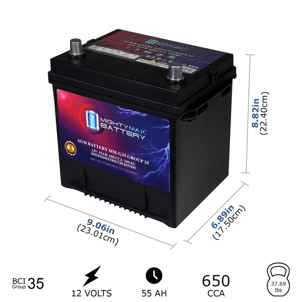 12V 55Ah AGM Replacement Battery P64548