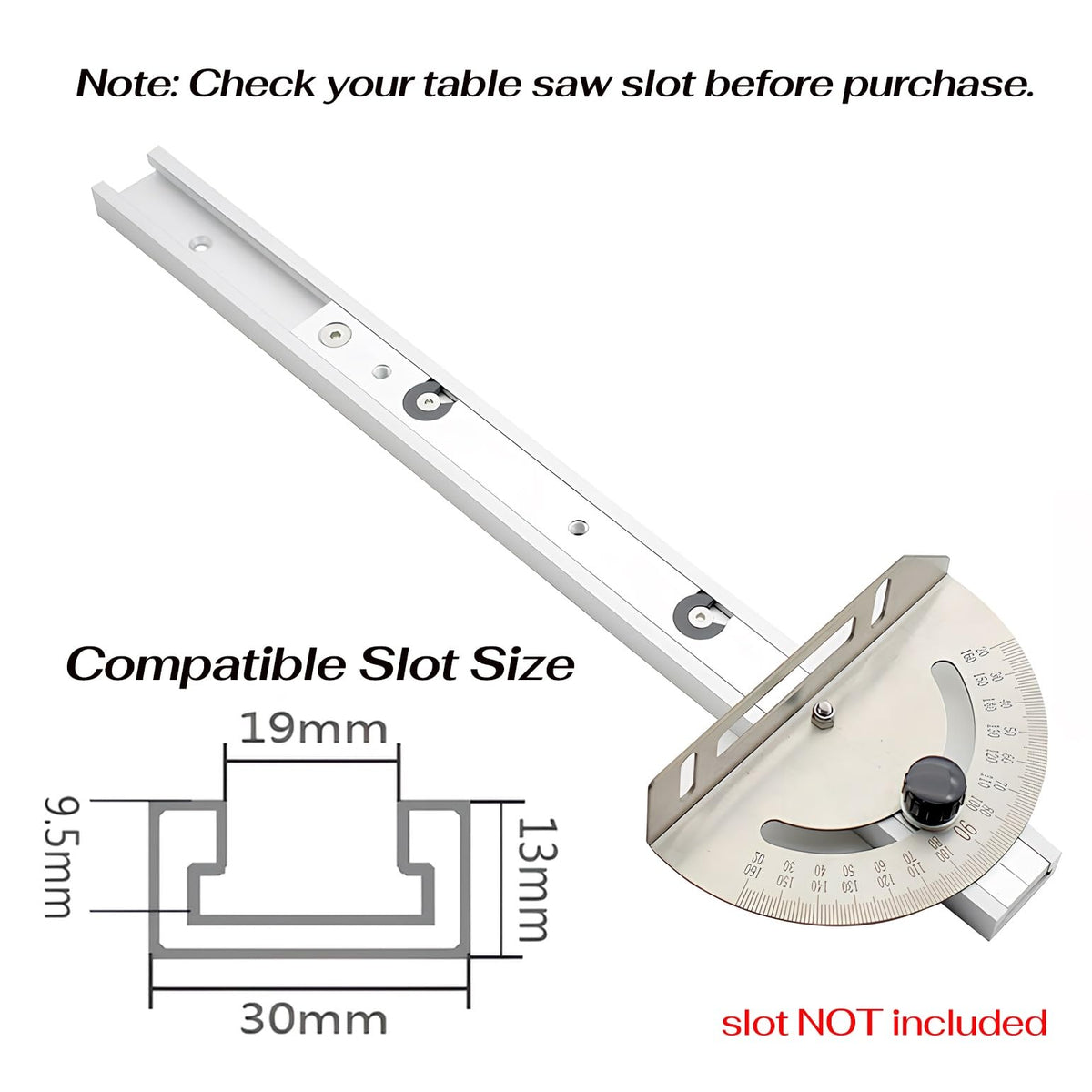 Miter Gauge for Table Saw with Miter Fence Z200499