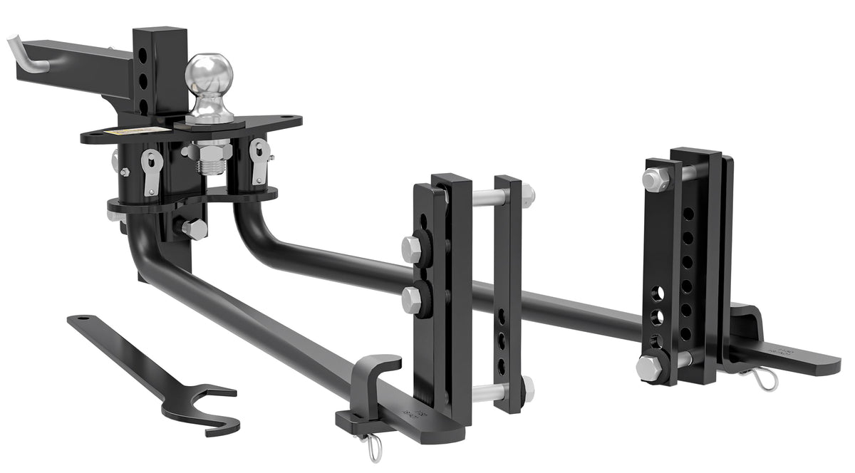 Weight Distribution Hitch with Sway Control Kit, 11,500 lb Capacity, Black Q81223
