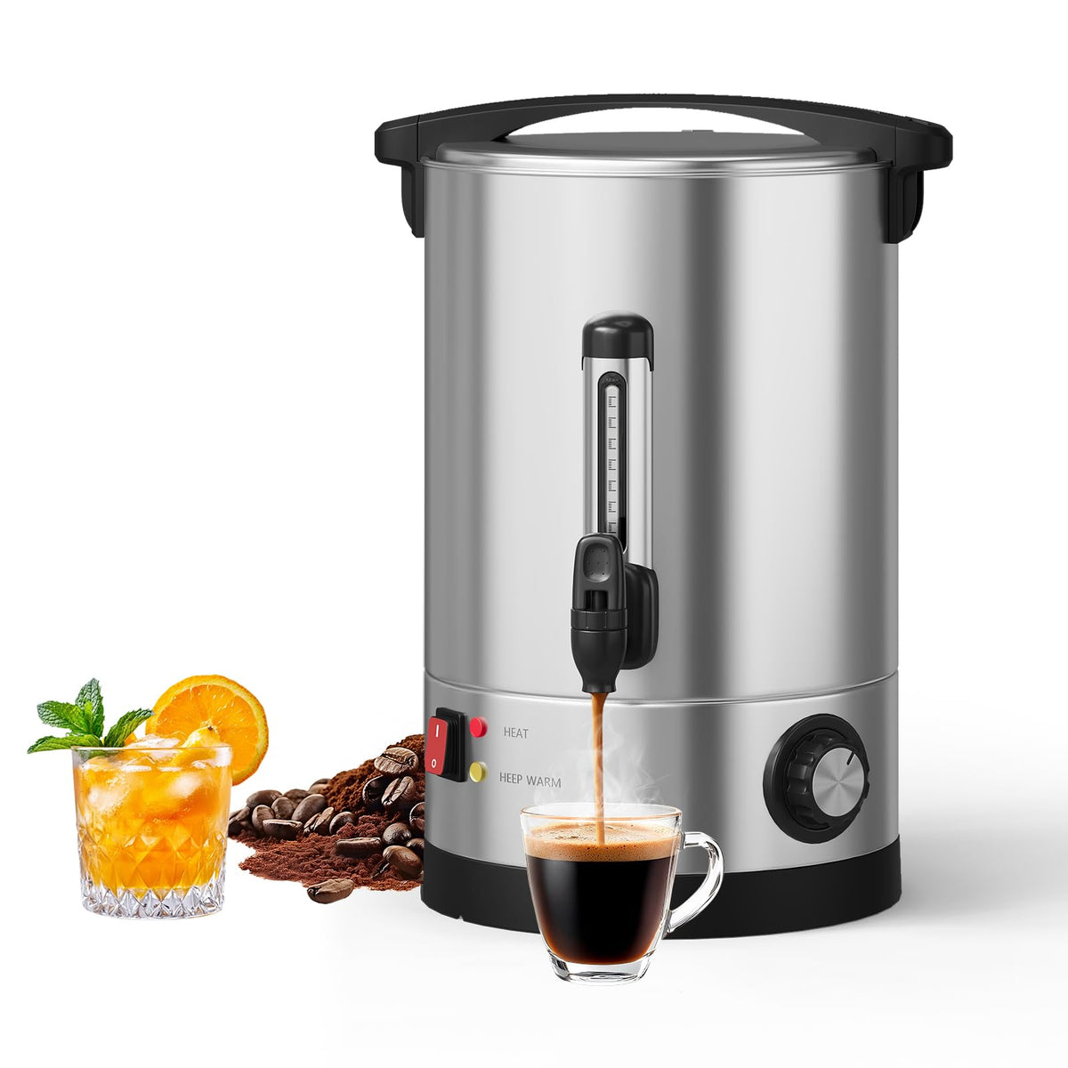 10L Double Wall Stainless Steel Coffee Urn L3436