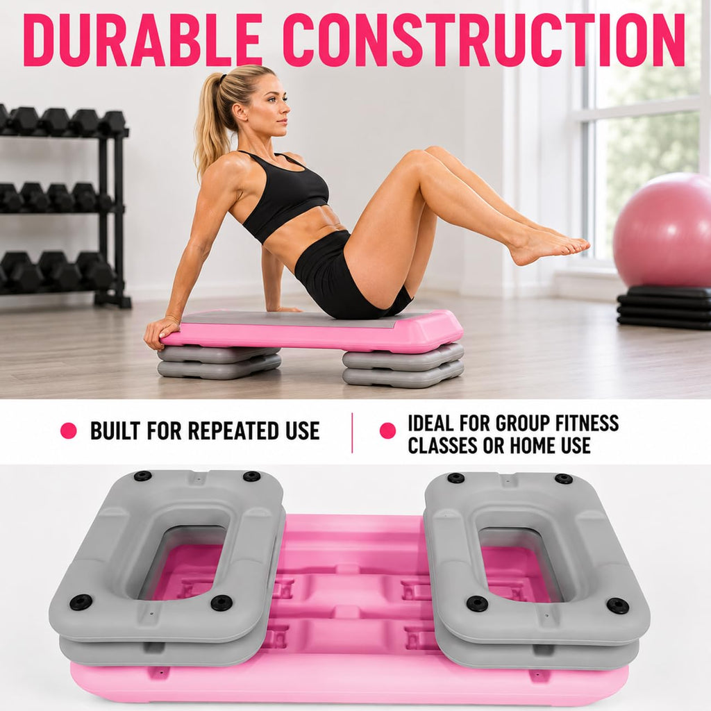 Height Adjustable Aerobic Step Platform G2436
