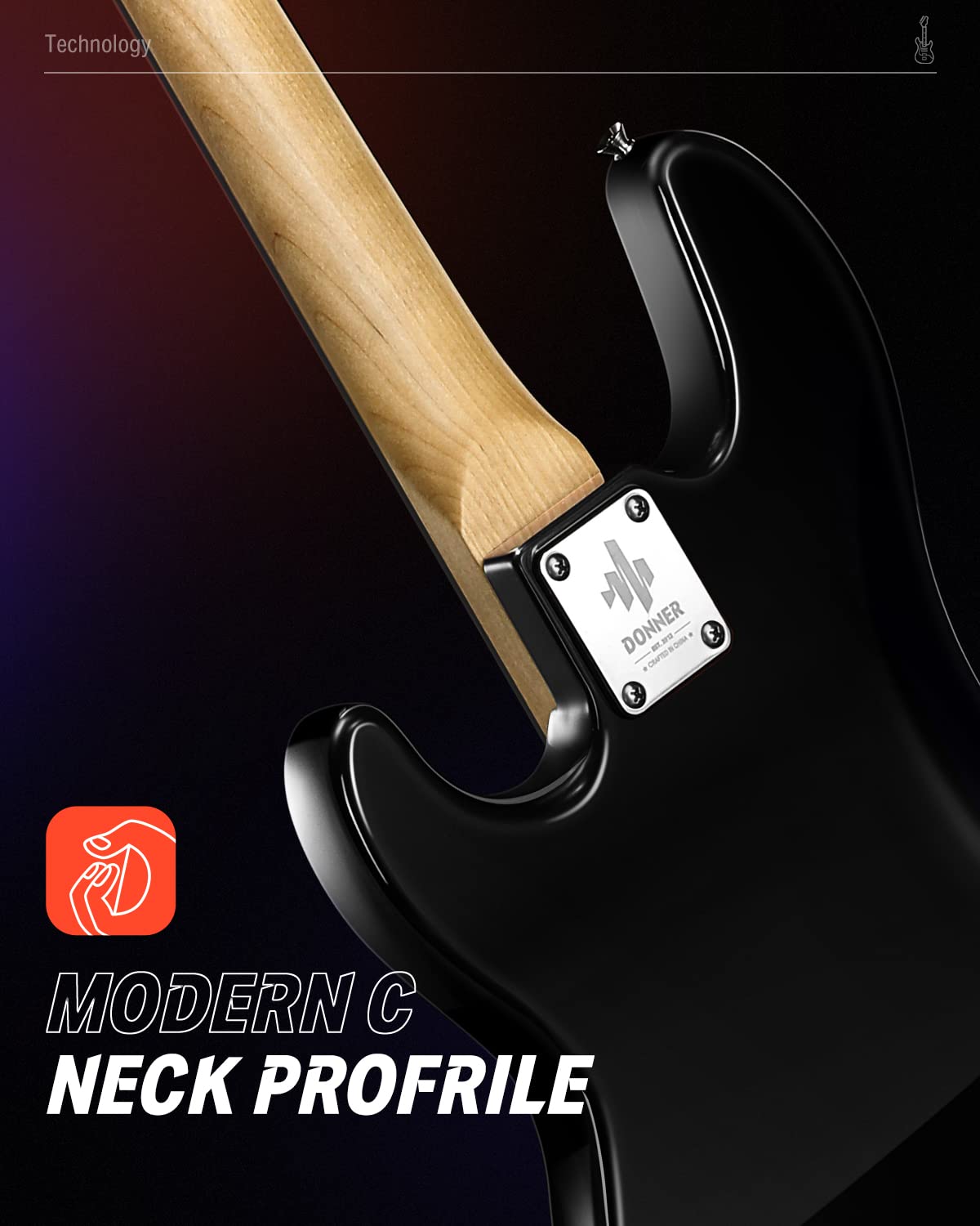 Electric Bass 4 Strings Full-Size Guitar Kit PB-Style Black A616