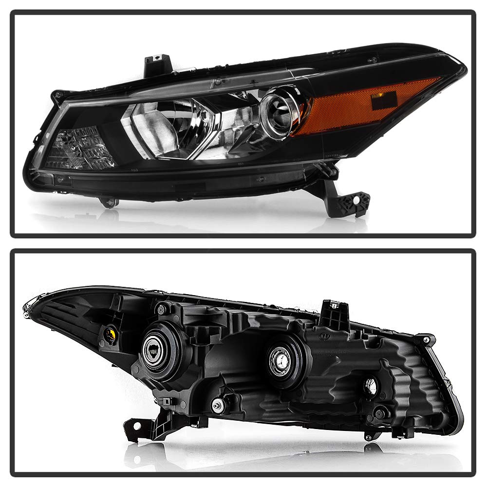 Black Housing Headlights Headlamps G748