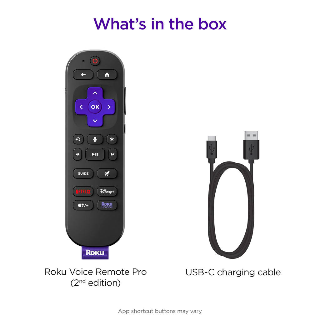 Rechargeable TV Remote Control with Voice Controls C444
