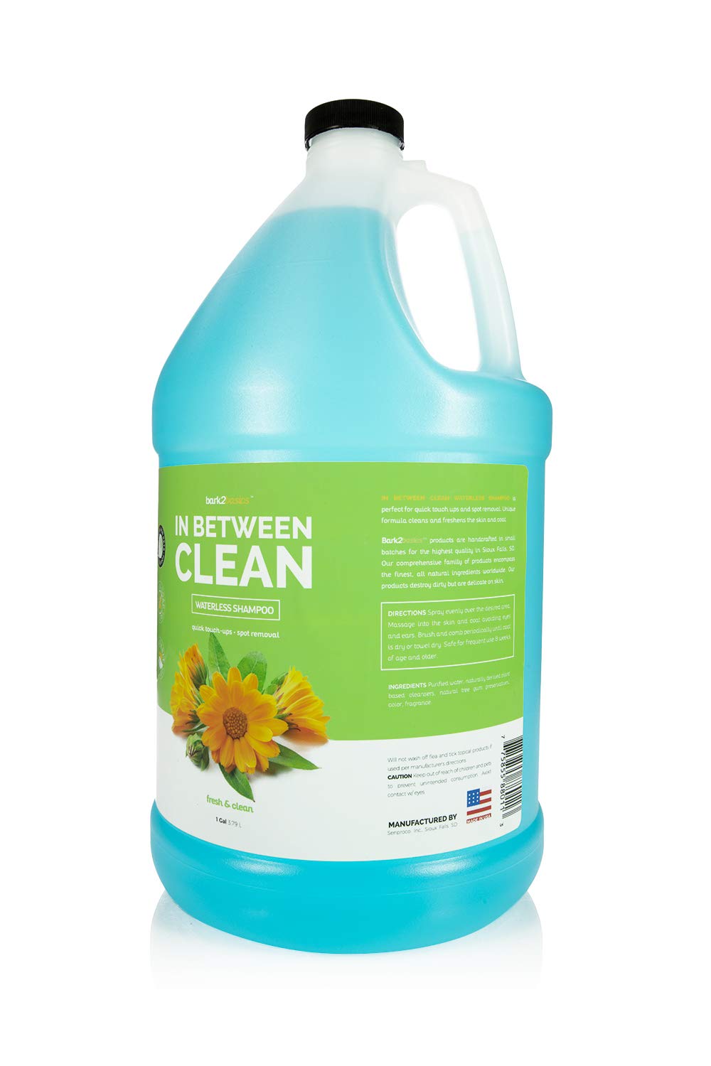 Waterless Dry Dog Shampoo, No Rinse, 1 Gallon C263