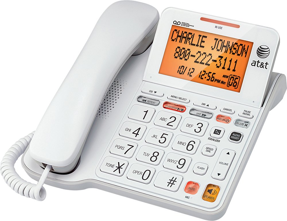 Big Button Phone with Caller ID and Answering System T34511