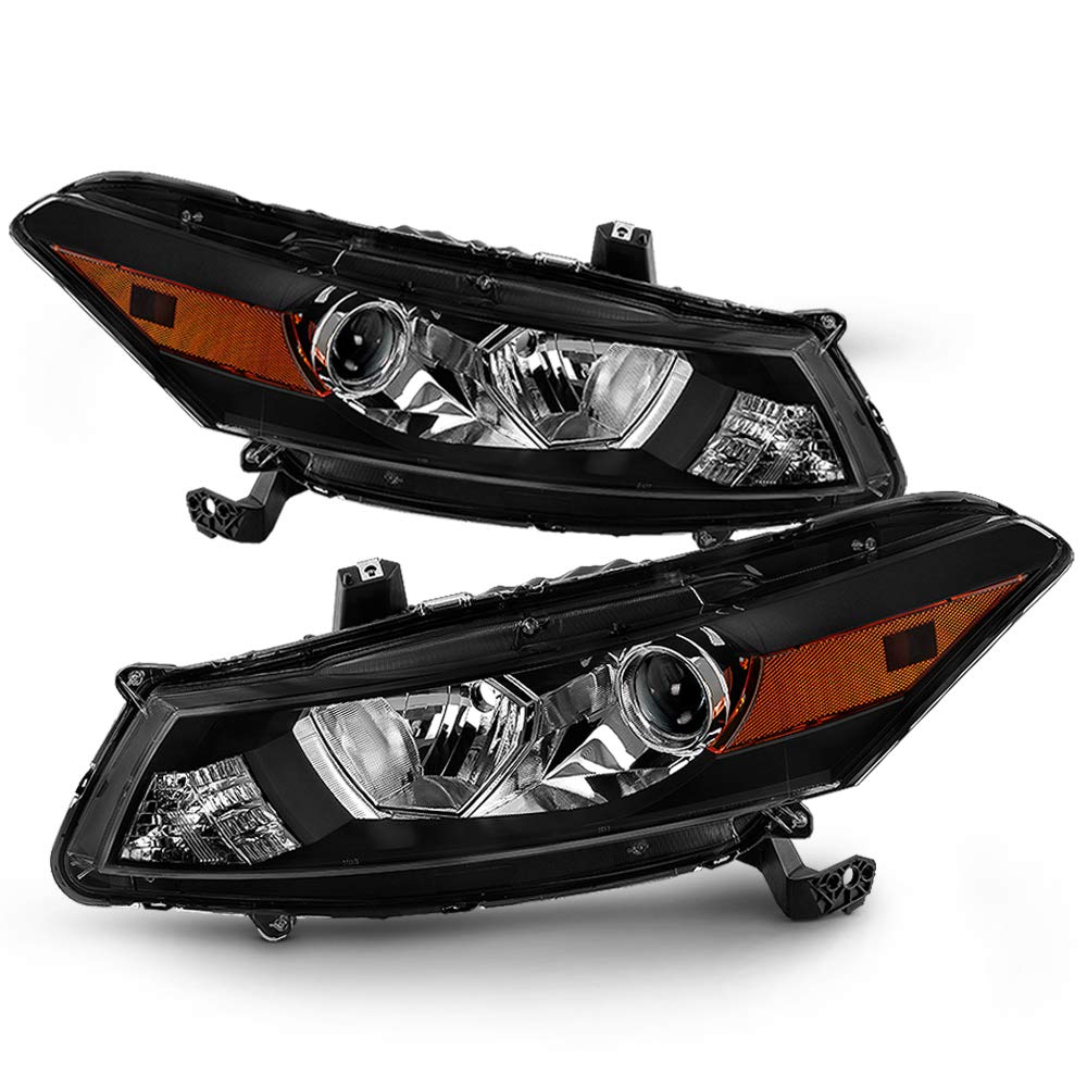 Black Housing Headlights Headlamps G748