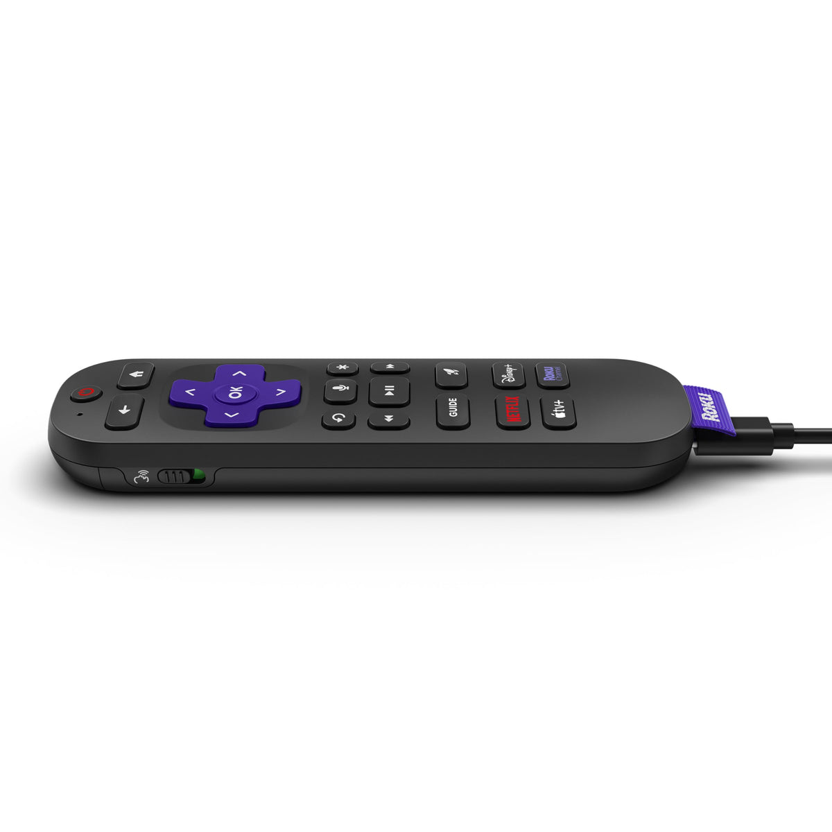 Rechargeable TV Remote Control with Voice Controls C444