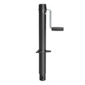 Black Side Wind Tongue Jack with Mounting Hardware B1137