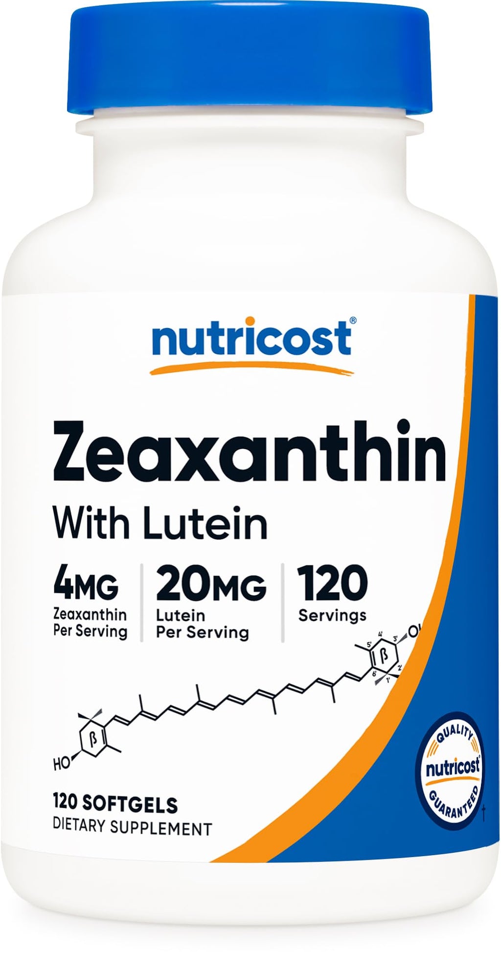 Zeaxanthin with Lutein 20mg 120 Softgels H107614