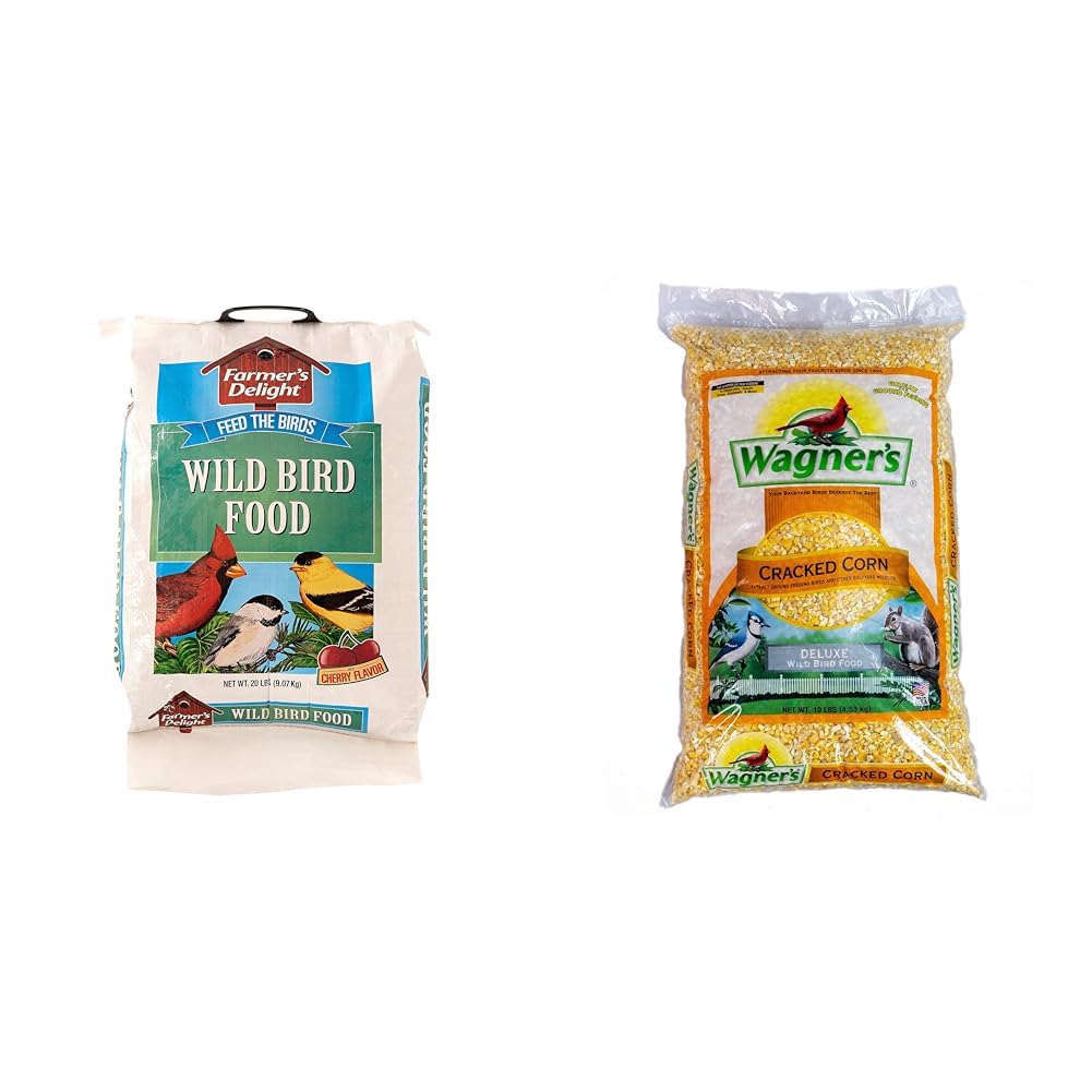 20-Pound Wild Bird Food and 10-Pound Cracked Corn L736