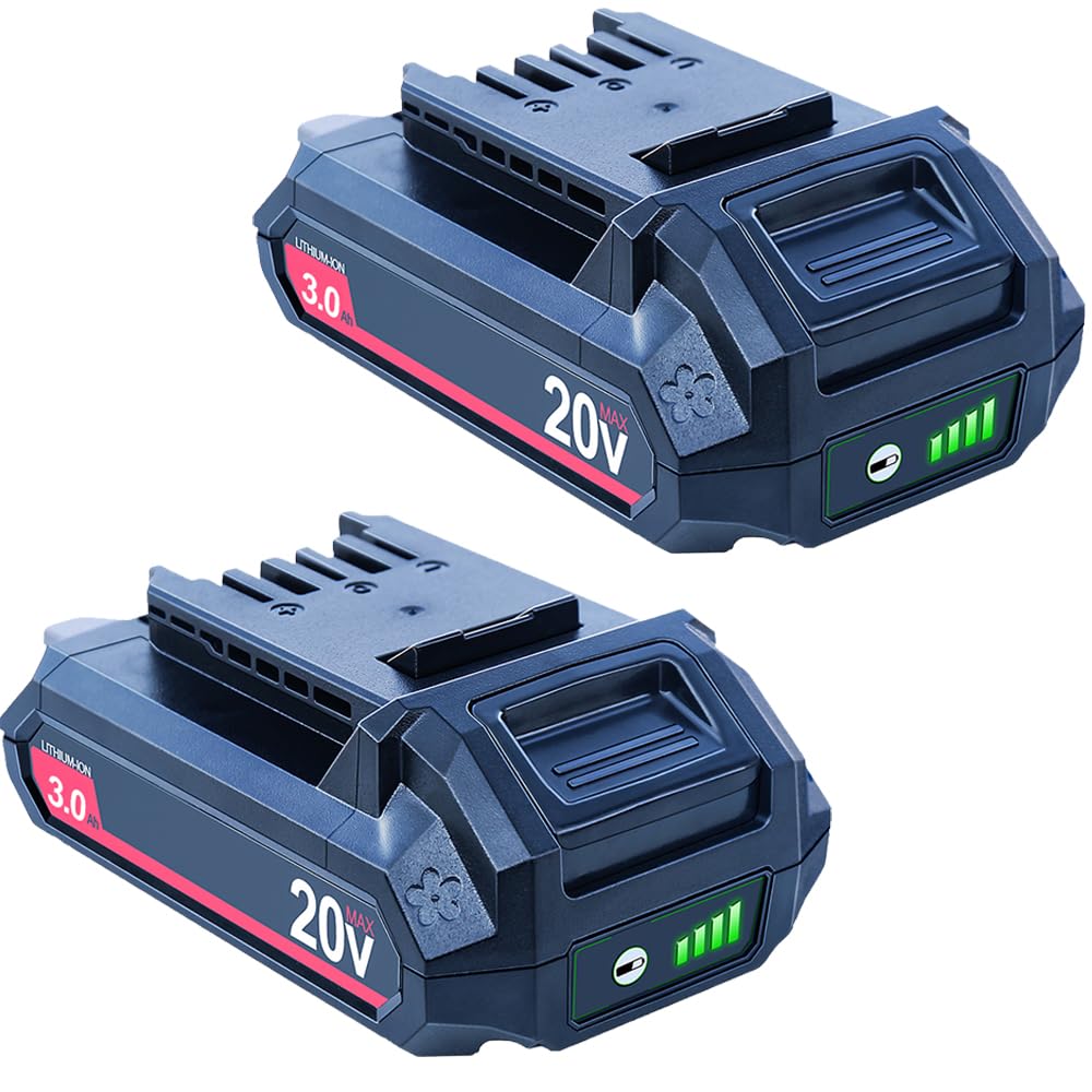 20V 3000mAh Lithium-Ion Battery 2 Packs S20667