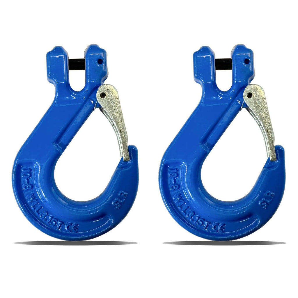 2 Pack 3/8" Heavy Duty Forged Clevis Slip Hook 6900Lbs P703