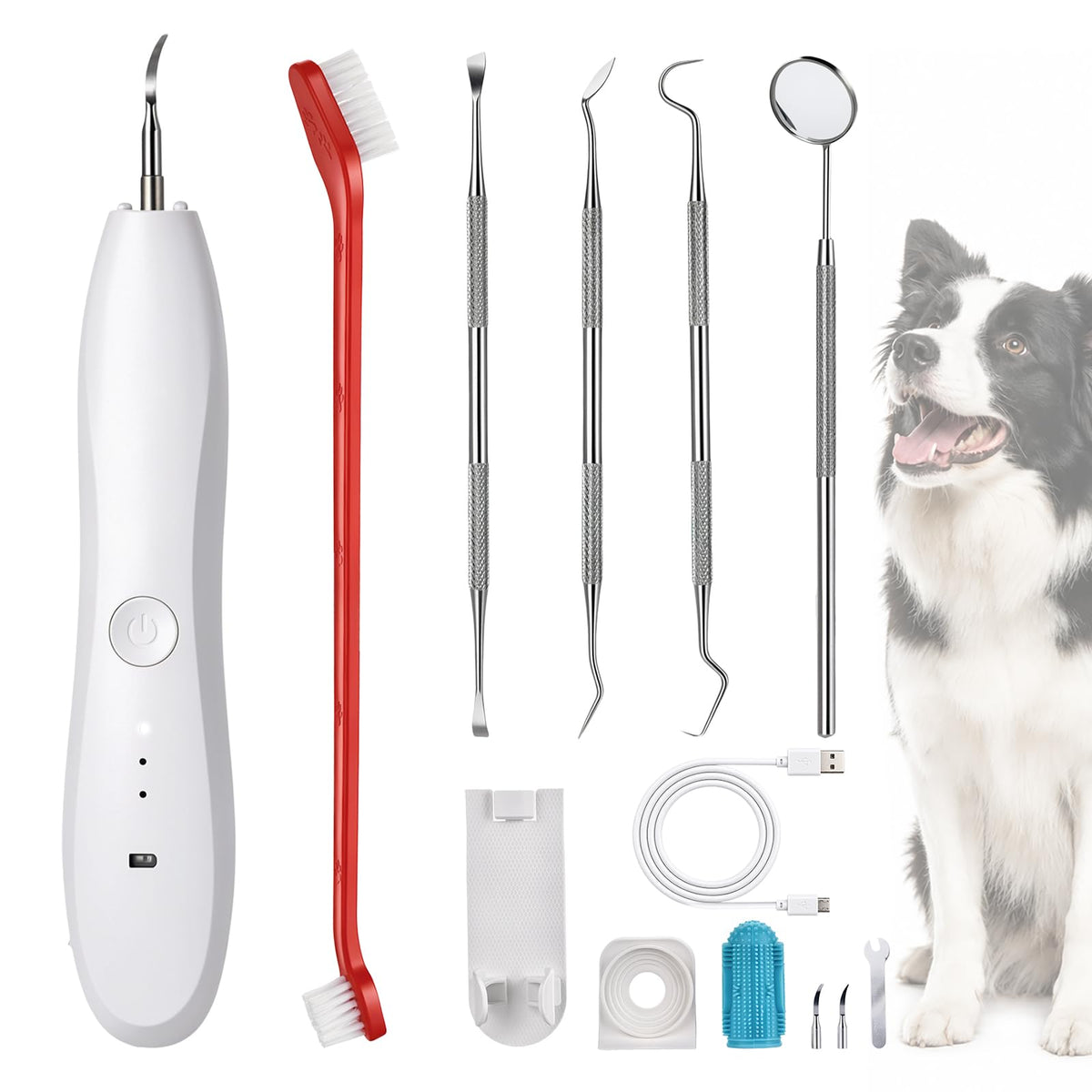 Dog Tartar Ultrasonic Teeth Cleaning Kit K733