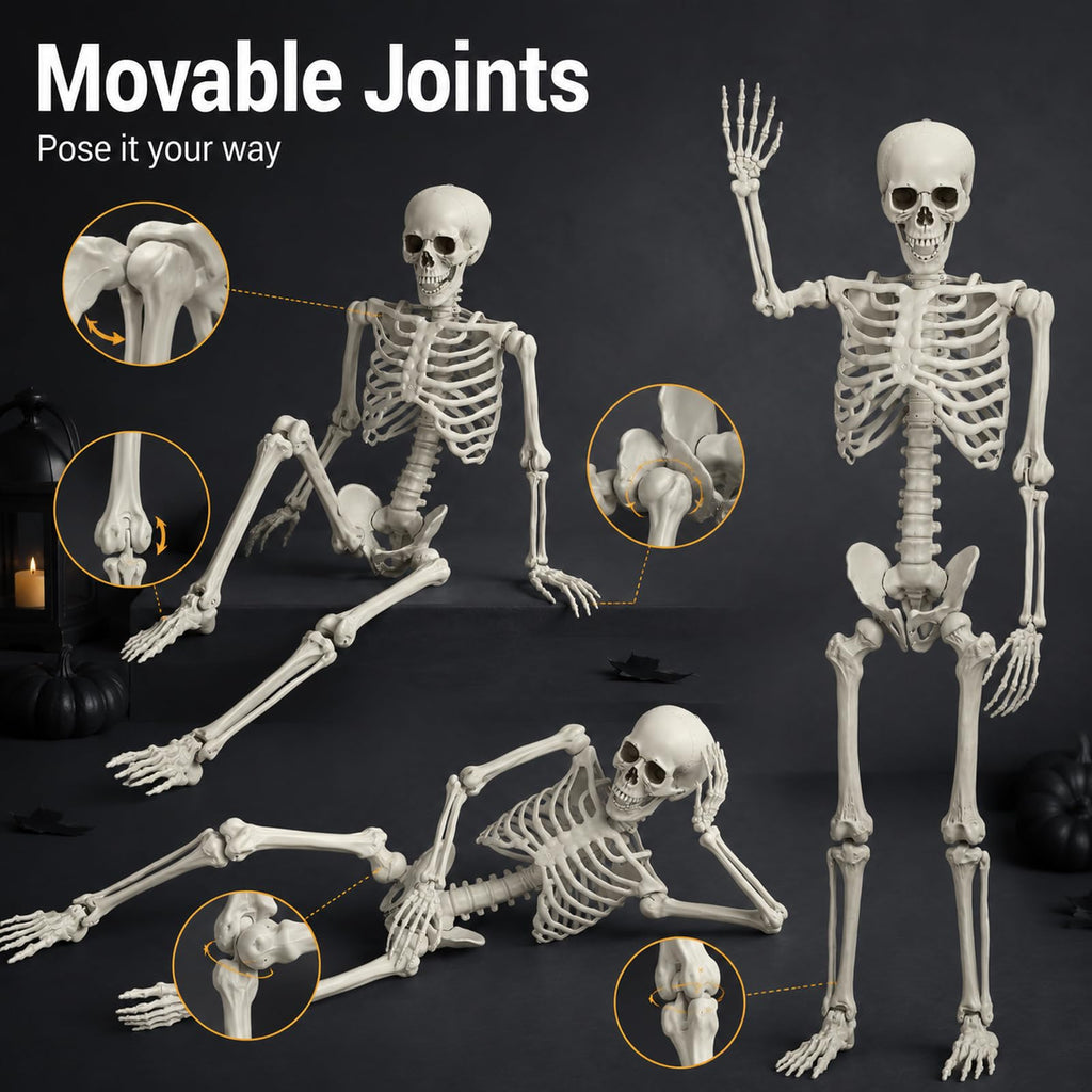 Life Size Full Body Skeleton Prop M38376