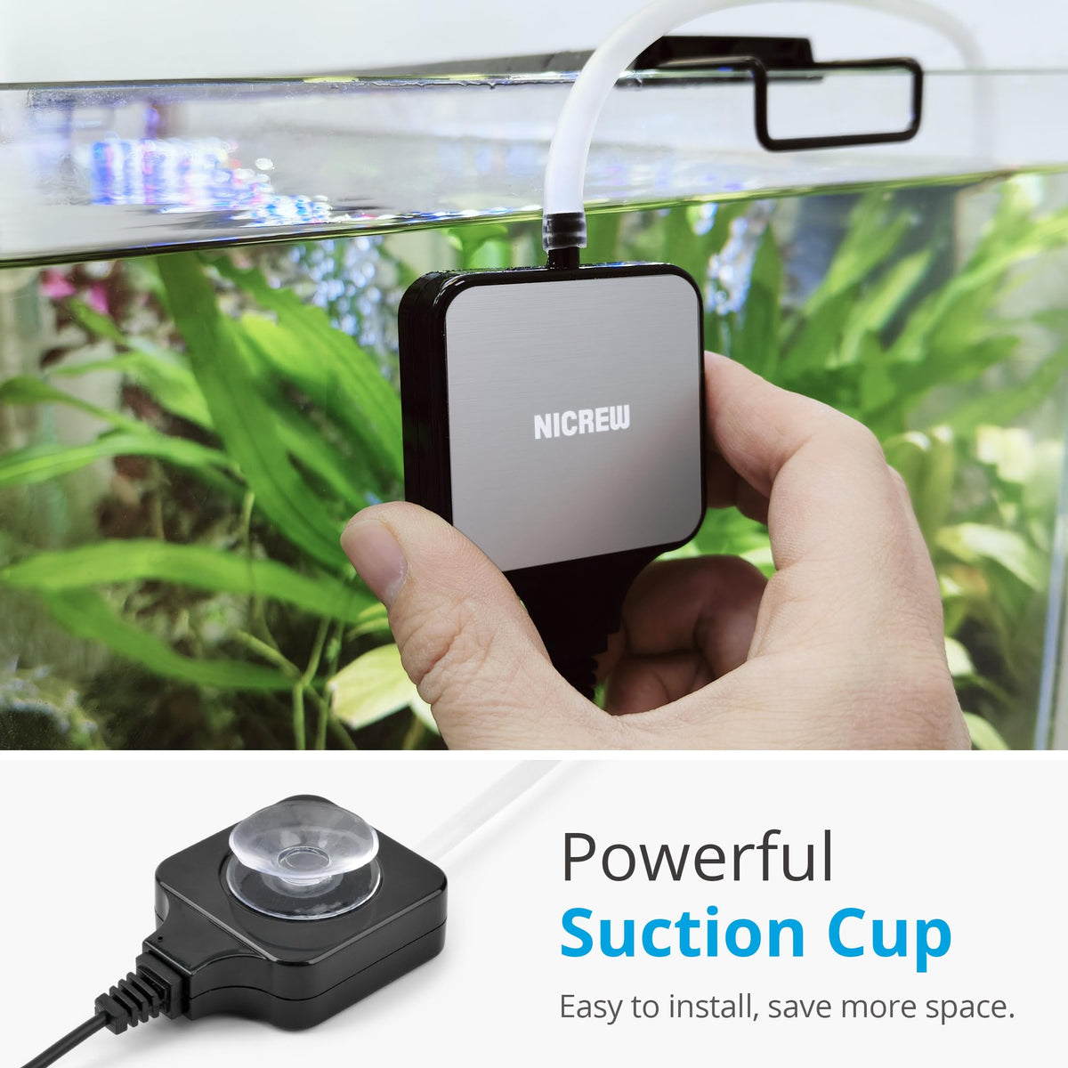 Nano Silent Aquarium Air Pump N832