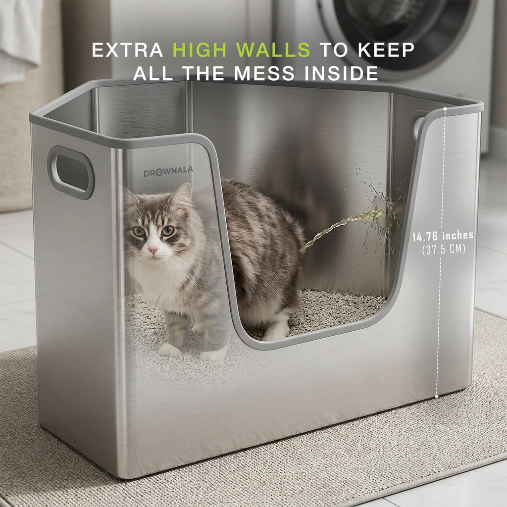 Stainless Steel Cat Litter Box S764