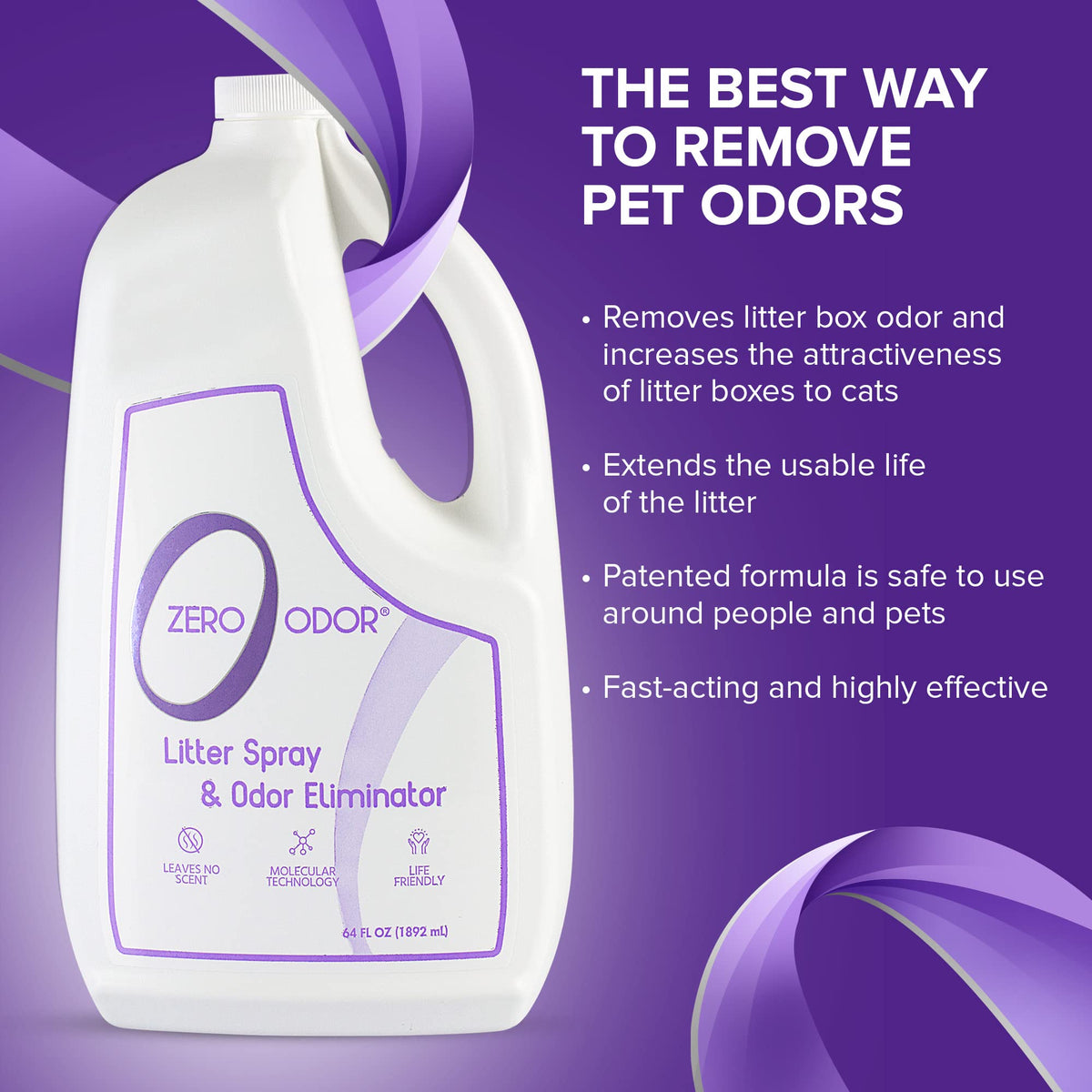 Cat Litter Deodorizer Refill 64 oz P65541