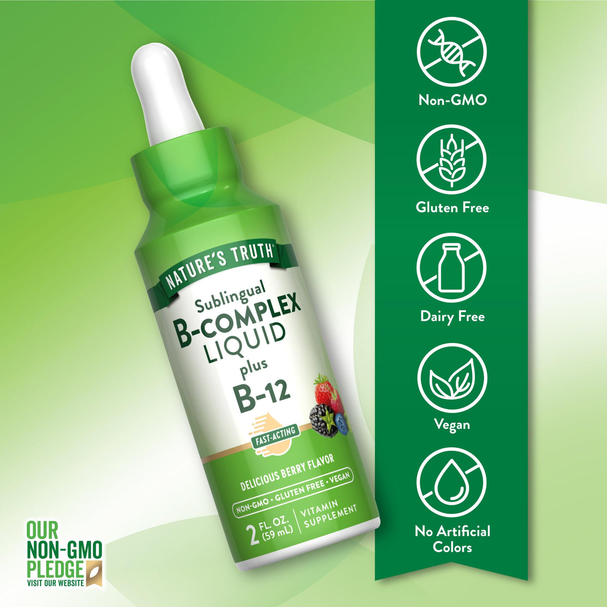 Sublingual B Complex 2 Fluid Ounces Y55246