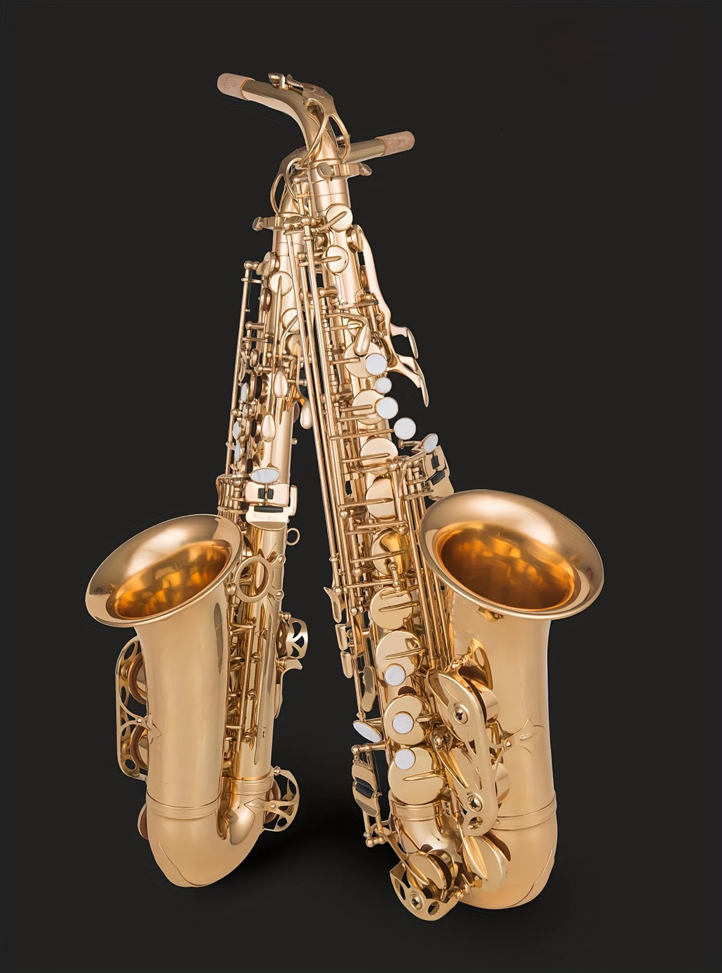 E flat Alto Saxophone with Belt Box, Whistle, Cleaning Suit Q729