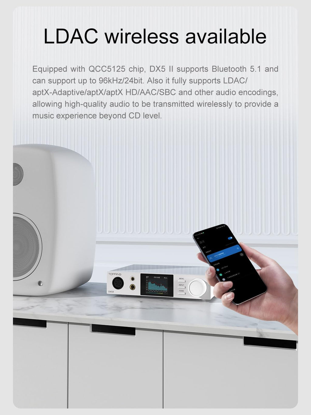 Black Hi-Res DAC & Headphone Amp Combo Y7419