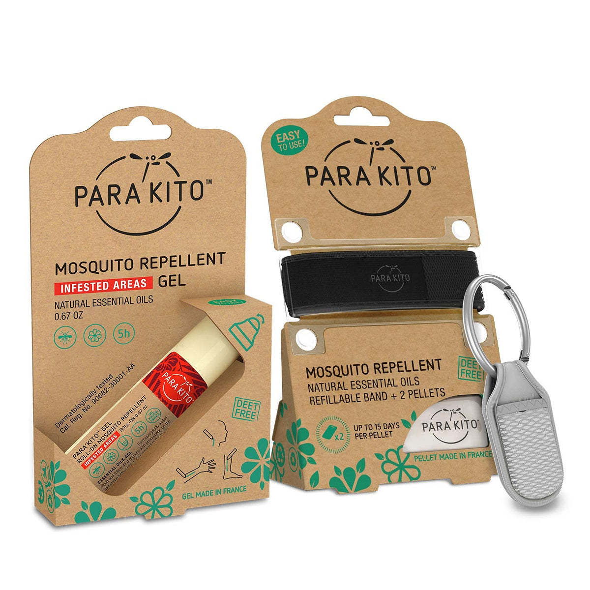 Mosquito Repellent Bundle Roll-on Wristband Clip O47389