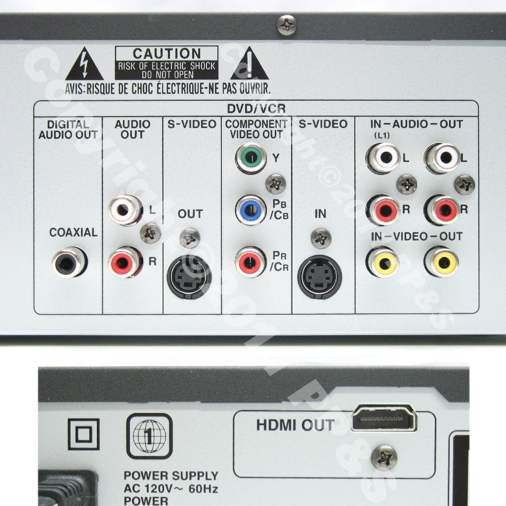 DVD Recorder/VCR Combo, HDMI 1080p Up-Conversion T76357
