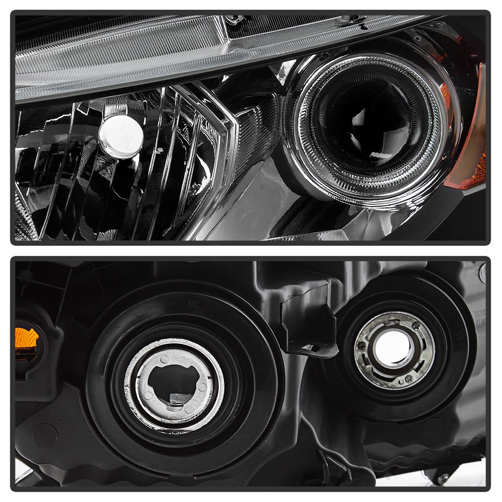 Black Housing Headlights Headlamps G748