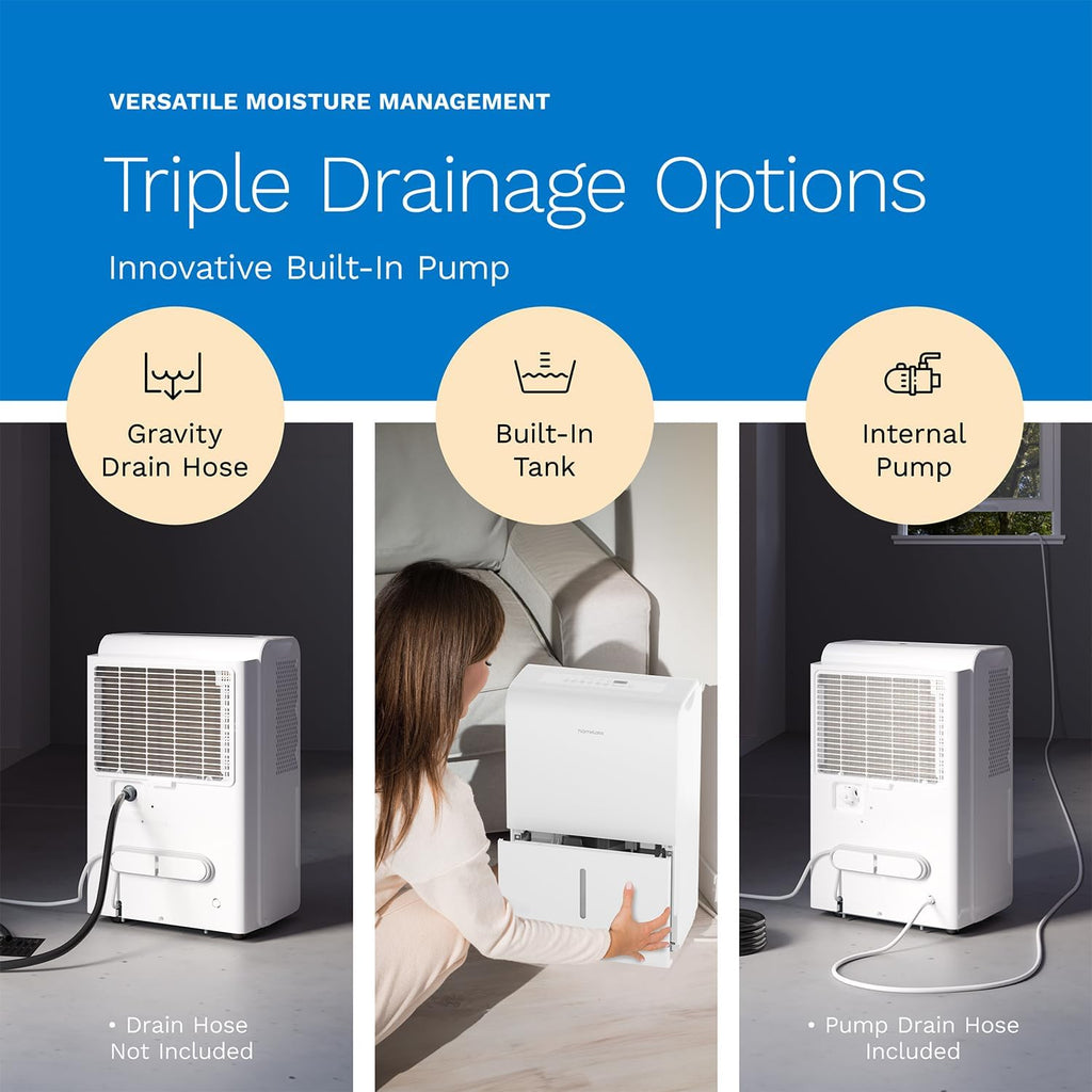 7,500 Sq Ft 50 Pint Dehumidifier with Pump V823202