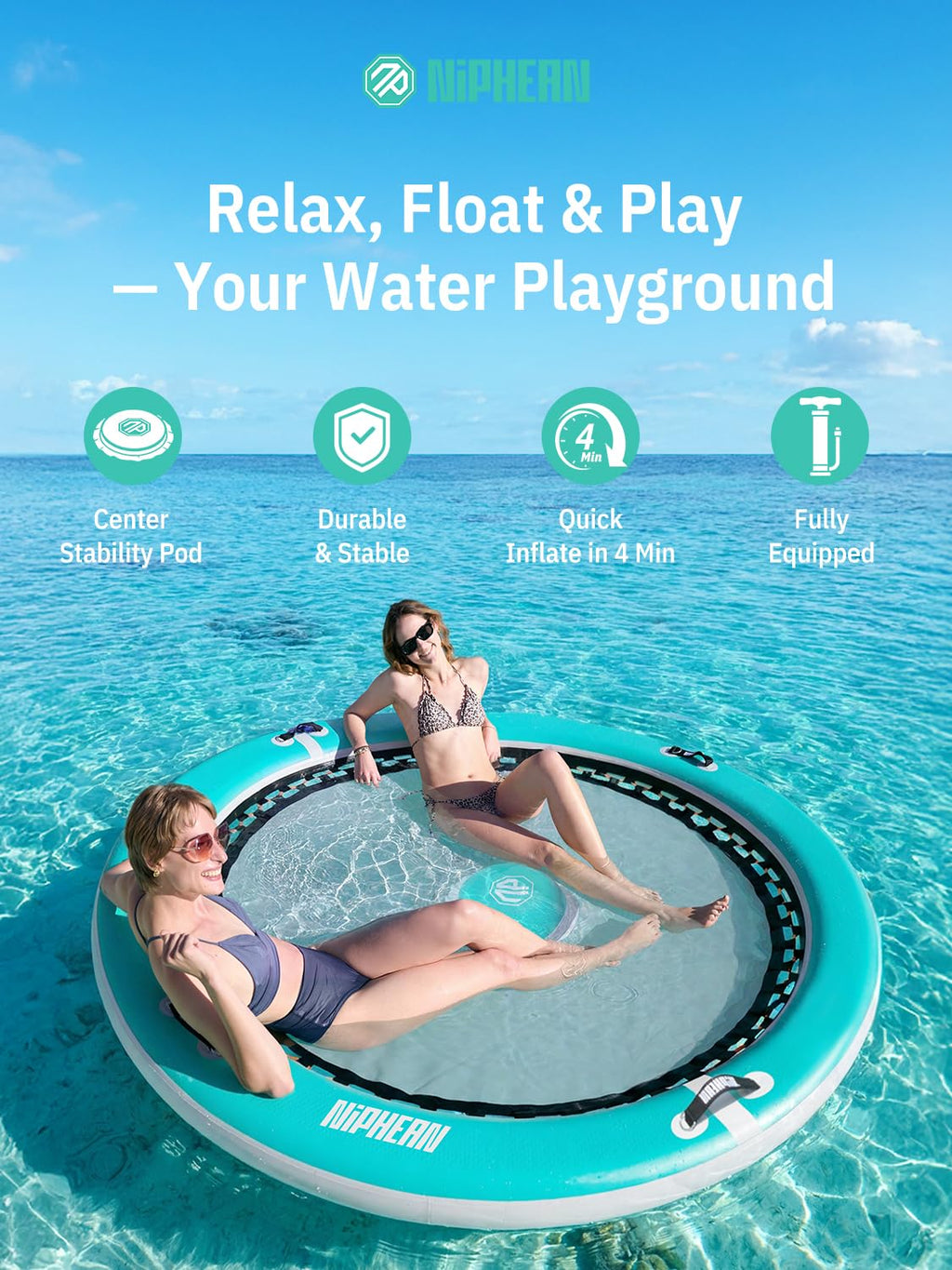 Inflatable Water Hammock 8FT U263129
