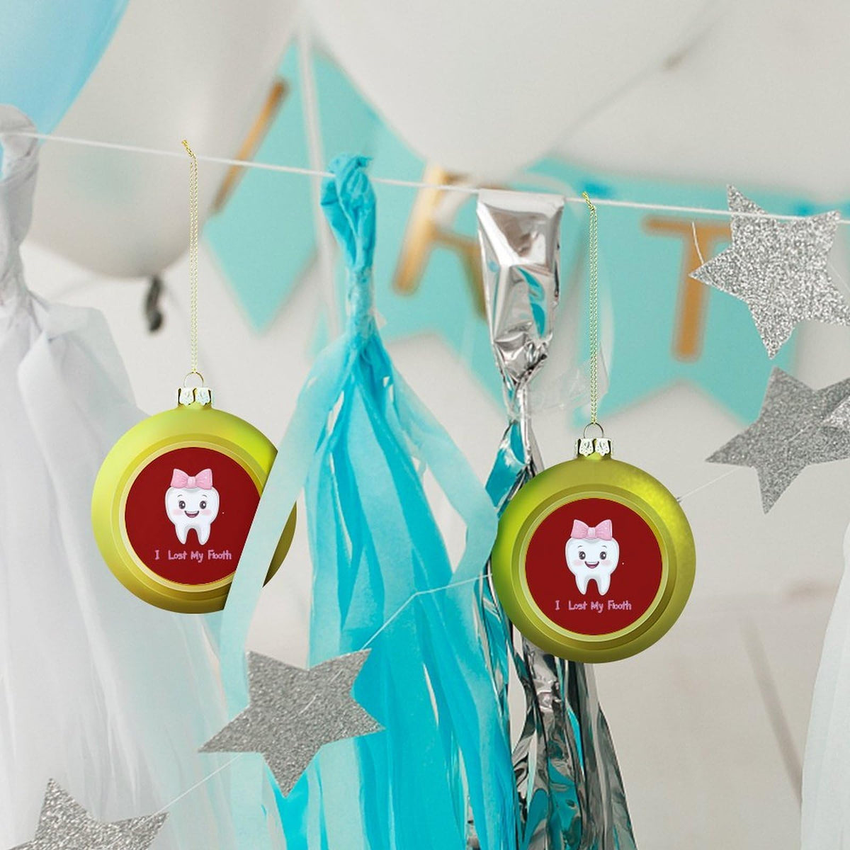 Christmas Ball Hanging Ornaments 4PCS E375284