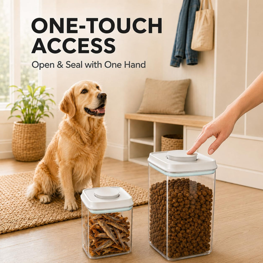 Airtight Dog Food Storage Container with Scoop A79568