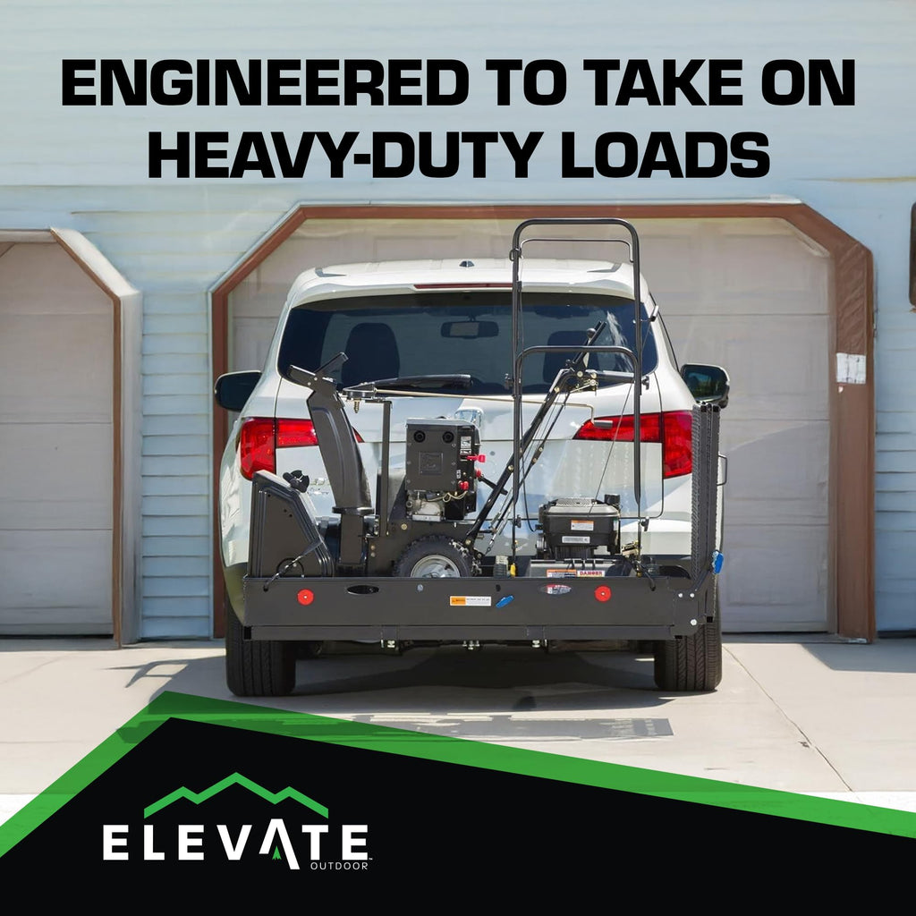 Folding Hitch Cargo Carrier with 60" Ramp K1364