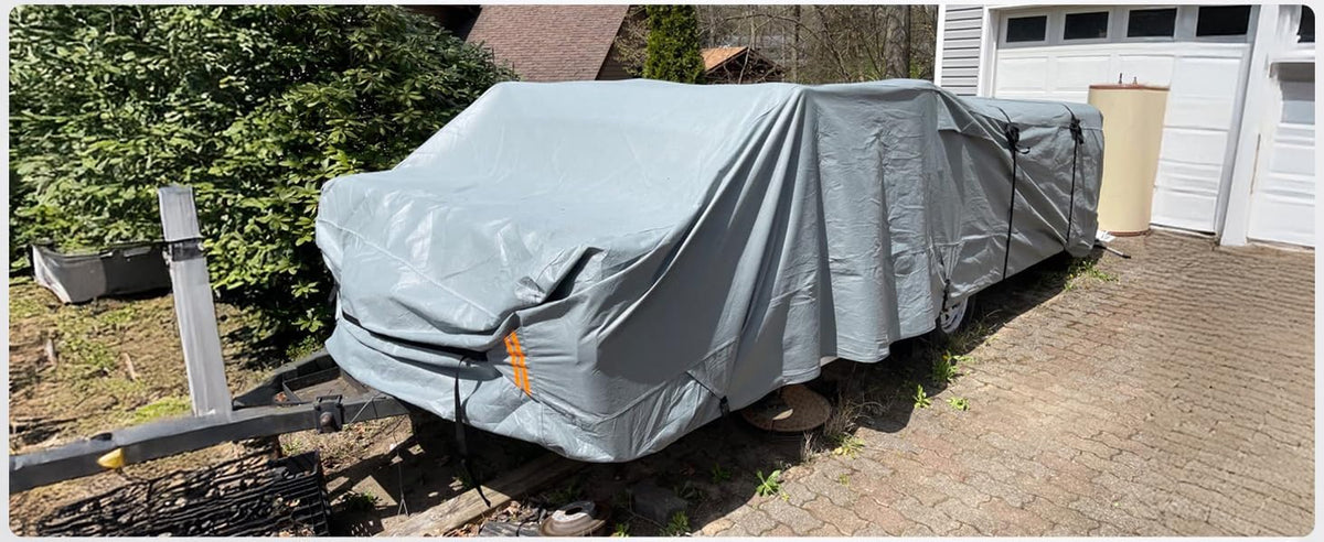 Waterproof Pop Up Camper Tent Trailer Cover 10'-12' I5840