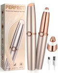 Rechargeable Eyebrow Trimmer with 2 Replacement Heads & LED Light A2486