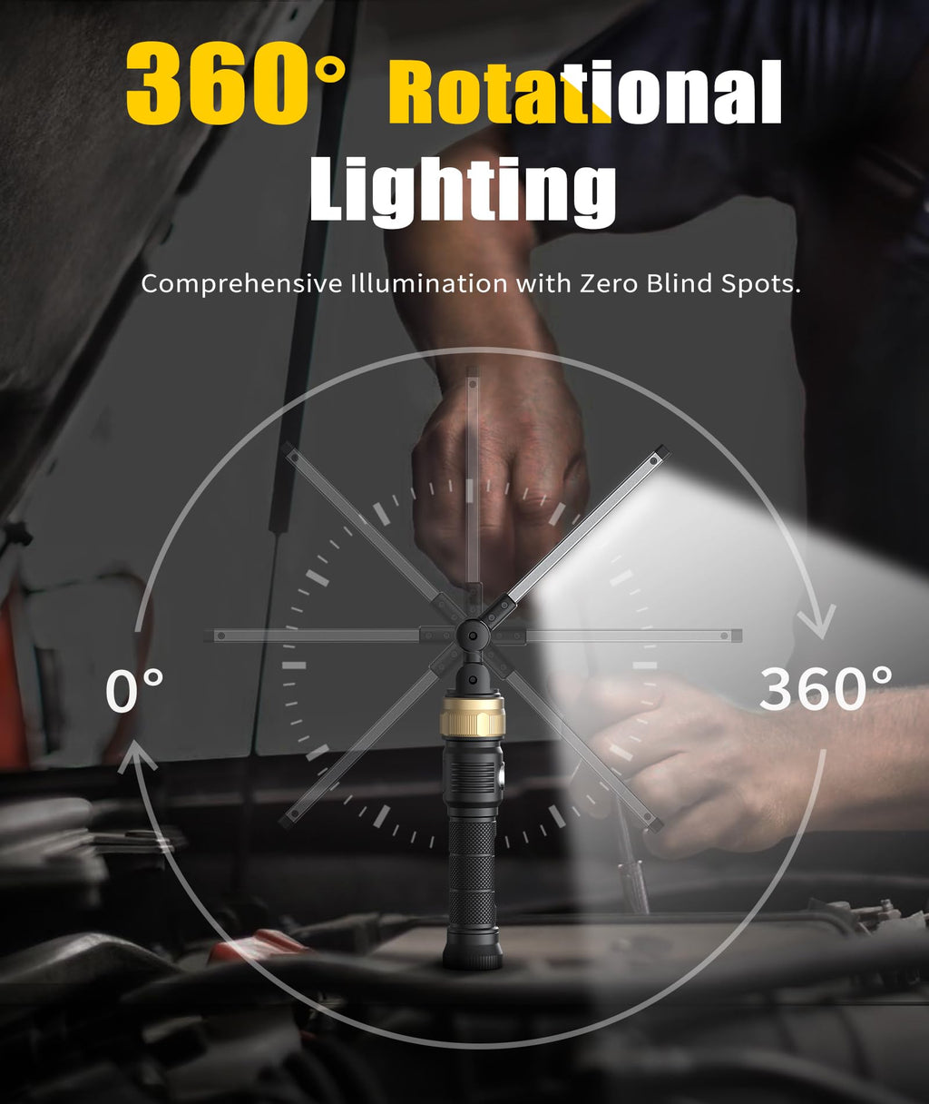 5000mAh Magnetic Foldable Work Light X860489