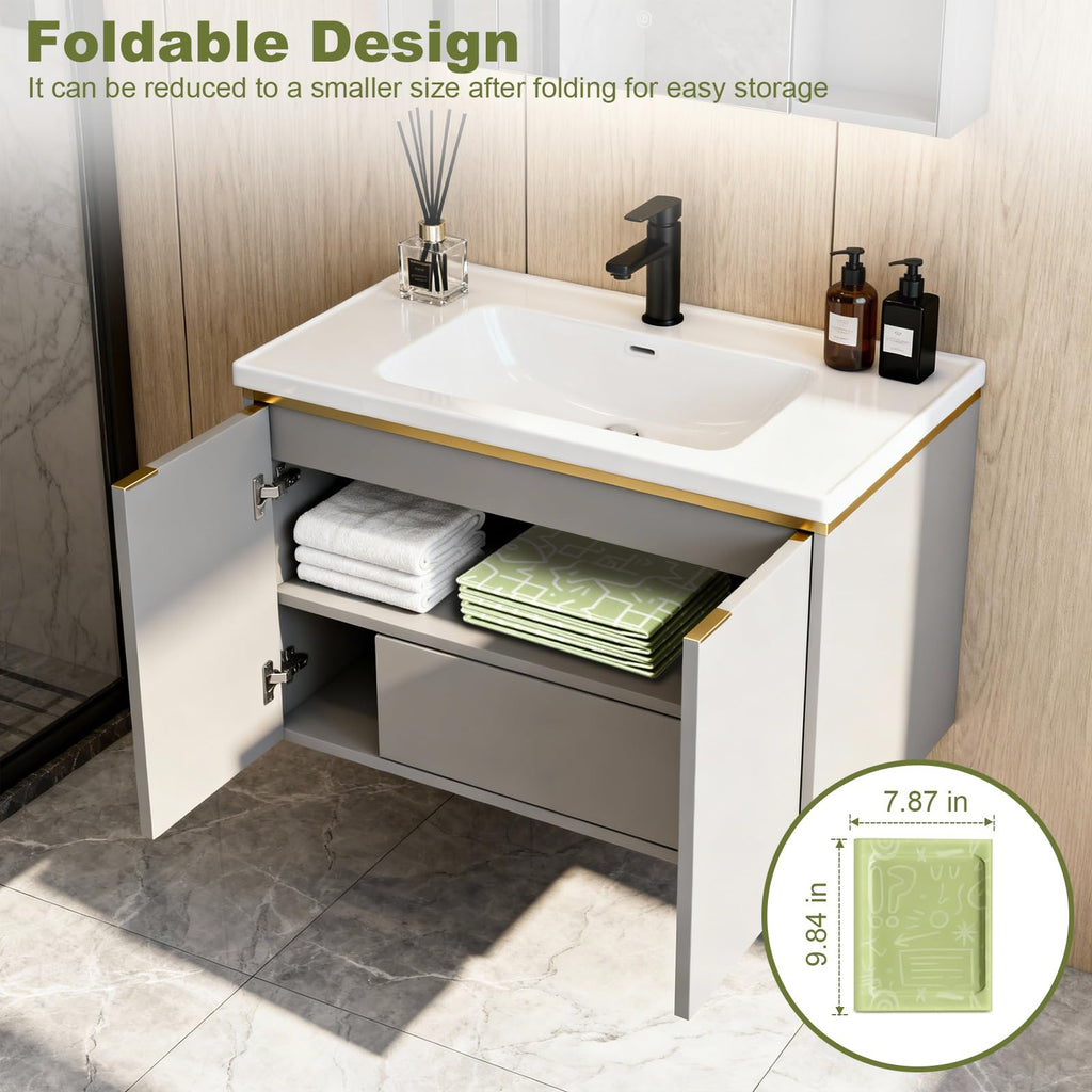 Foldable Dog Bathtub with Side Drain Plug I8931