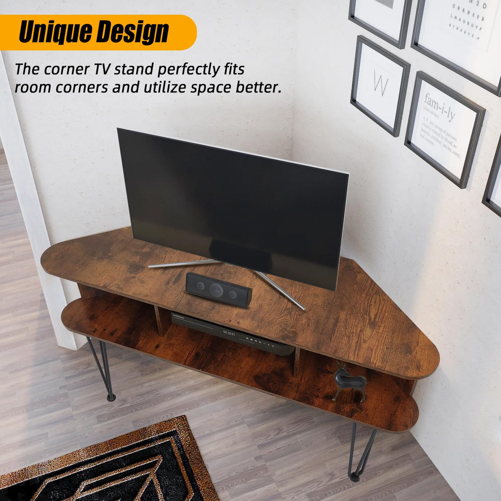 Corner TV Stand with Storage J3731