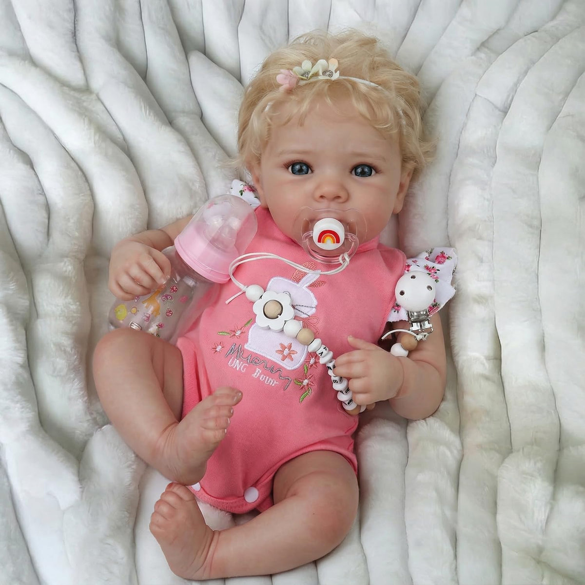 20 Inch Realistic Silicone Vinyl Baby Doll B152609