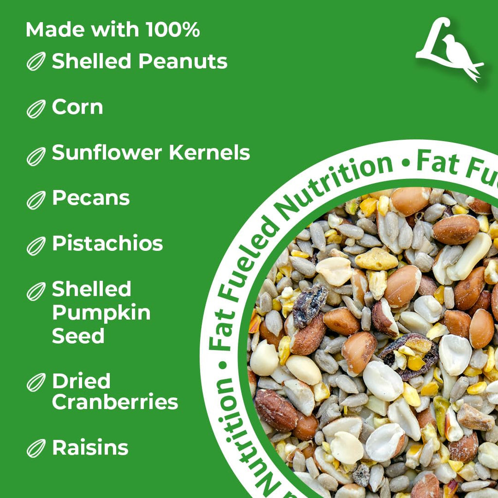 Woodpecker Wild Bird Seed with Nuts & Dried Fruit 20 lb Bag E96775