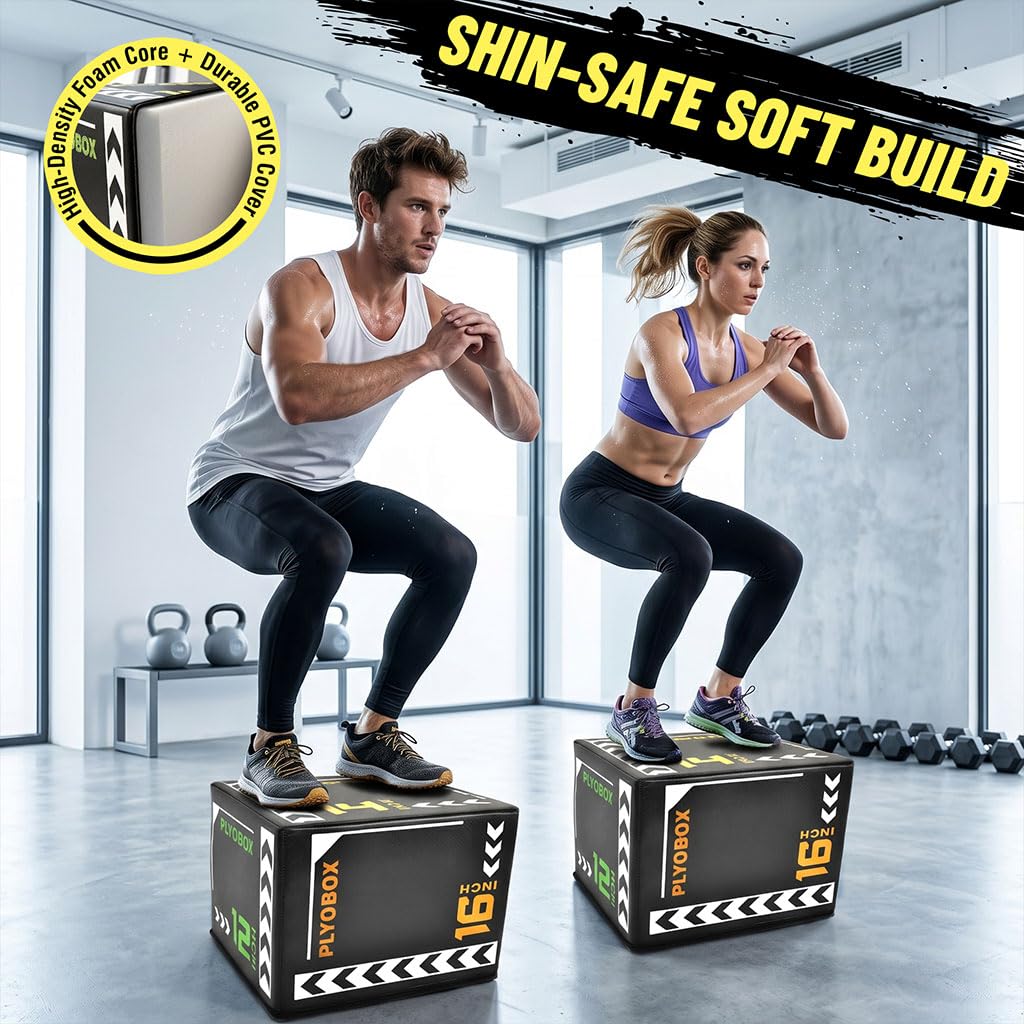 3-in-1 Plyometric Jump Box S9100