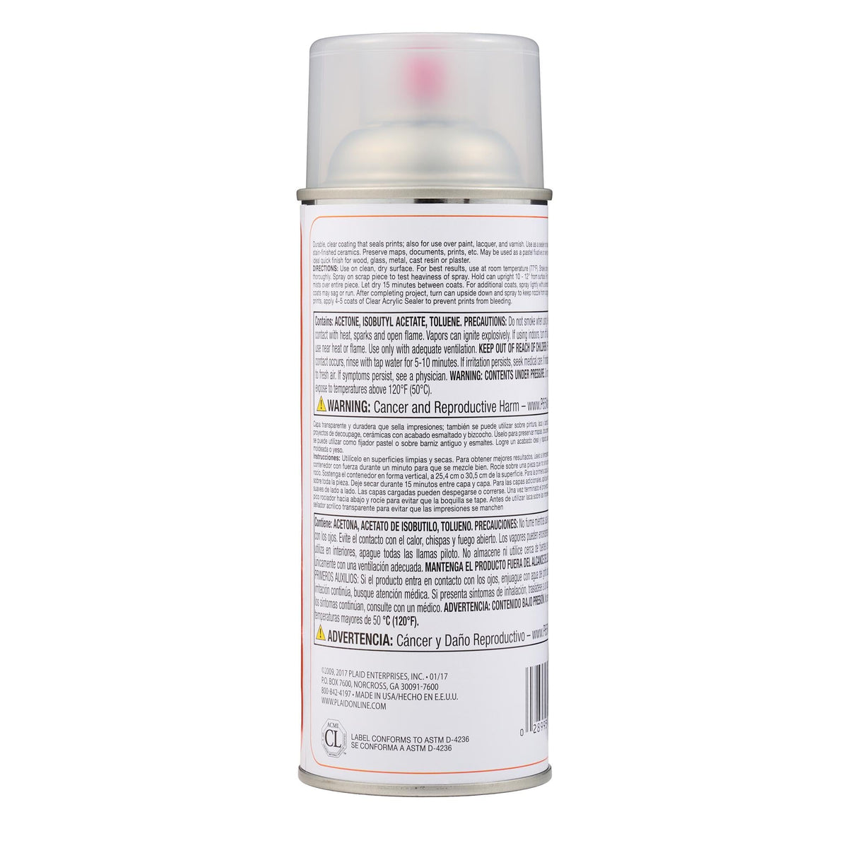 Acrylic Sealer Spray, 12 ounce, Gloss U66532